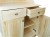 kredens drewniany KRM1, drewno lite sosna, front drzwi - proste